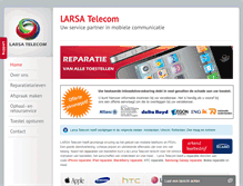 Tablet Screenshot of larsa-telecom.nl